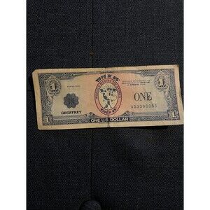 Toys "R" Us/Kids "R" Us $1 one U.S. Dollar certificate Geoffrey vintage! 1989